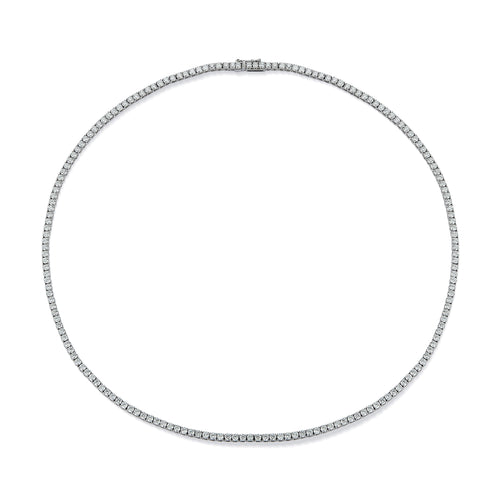 Same Size Diamond Tennis Necklace/Bracelet