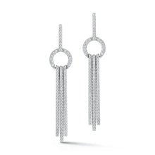 Load image into Gallery viewer, Pave Diamond Chandelier Drop Earrings