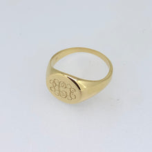 Load image into Gallery viewer, 14k Gold Signet Ring