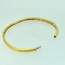 Load image into Gallery viewer, 18k Gold and Diamond Bangle