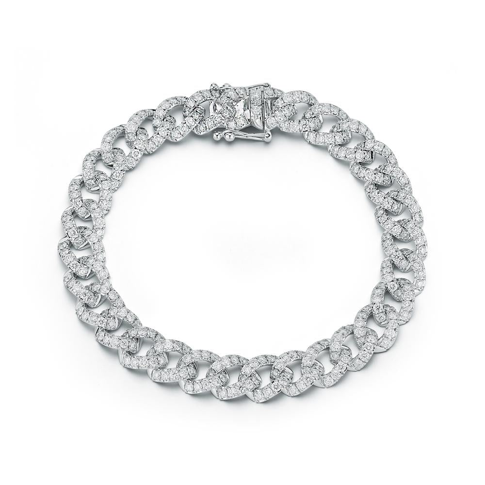 Diamond Curb Link Bracelet