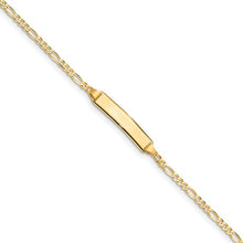 Load image into Gallery viewer, 14kt Baby Figaro Bracelet