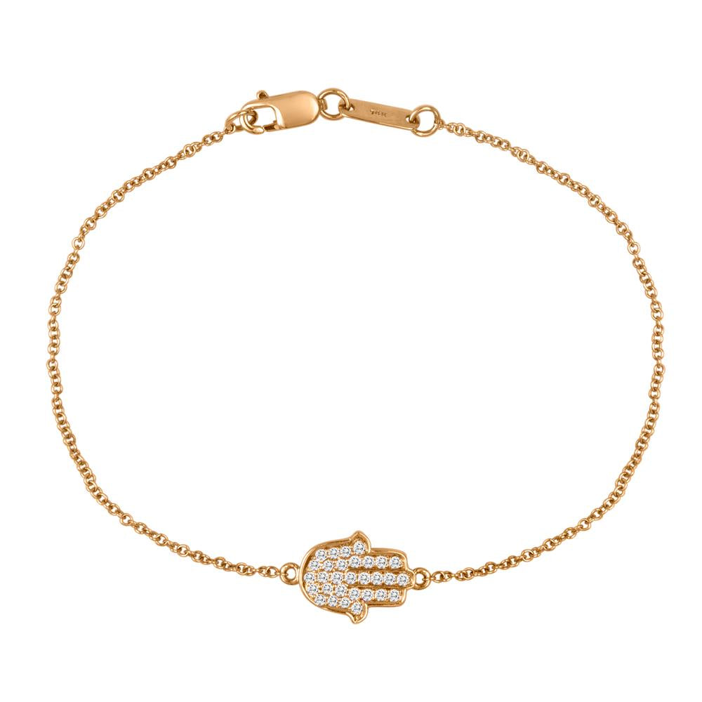 Diamond Hamsa Bracelet