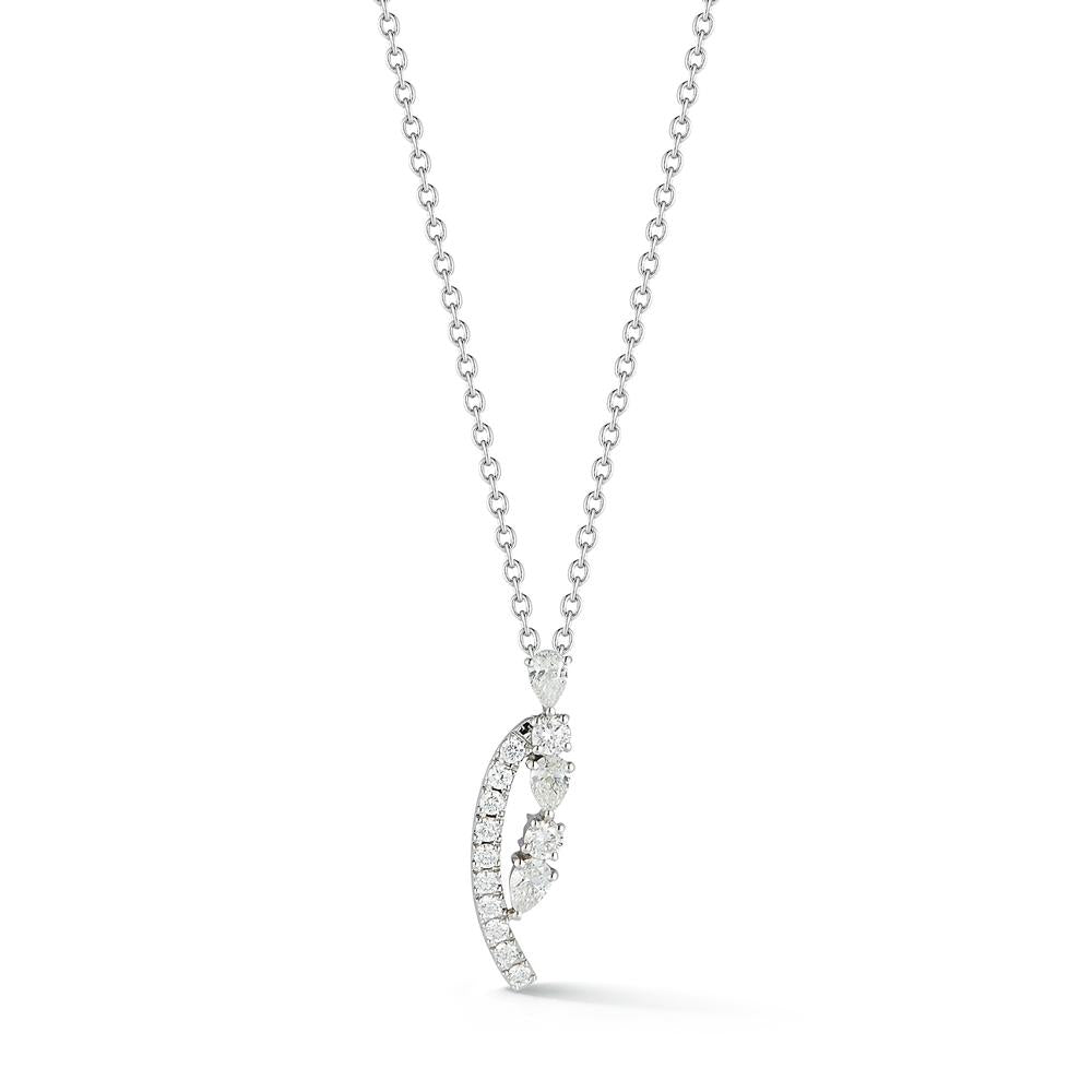 0.50 CT. T.W. Composite Multi-Shape Diamond Necklace in Sterling Silver |  Peoples Jewellers