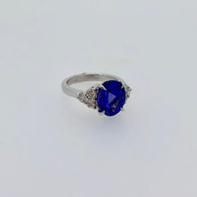 Load image into Gallery viewer, tanzanite and diamond ring