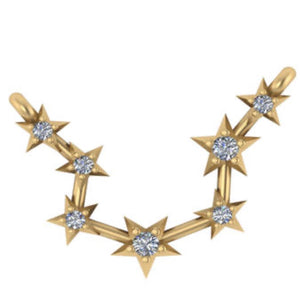 Zodiac and Diamond Necklace
