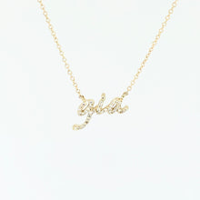 Load image into Gallery viewer, Diamond Name Necklace