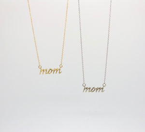 “Mom” Necklace